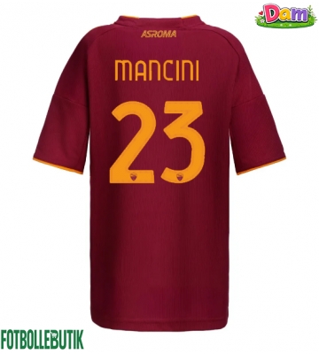 AS Roma Gianluca Mancini #23 Hemmatröja Kvinnor 2025-26 Kortärmad